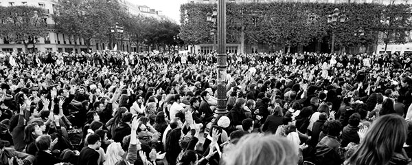 Photo credit: "Indignants Demonstration" [cropped] by Philippe Leroyer CC BY 2.0