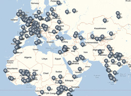 SSRC Fellows Map